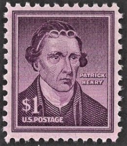 US 1052 MNH VF $1 Patrick Henry