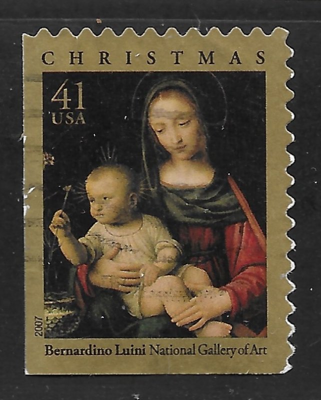 US #4206 41c Christmas - Madonna of the Carnation