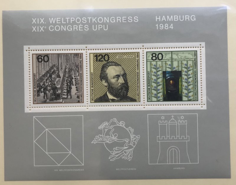 Germany 1420 MNH Souvenir Sheet