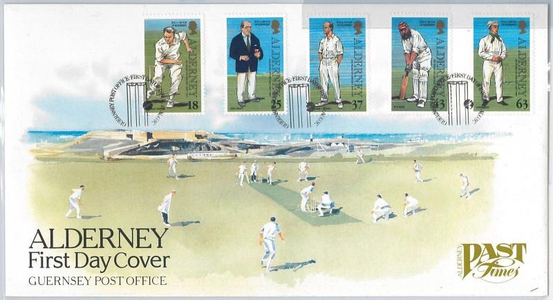 Sport CRICKET   -  POSTAL HISTORY - ALDERNEY : FDC Cover 1997