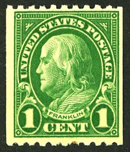 U.S. #604 MINT OG LH