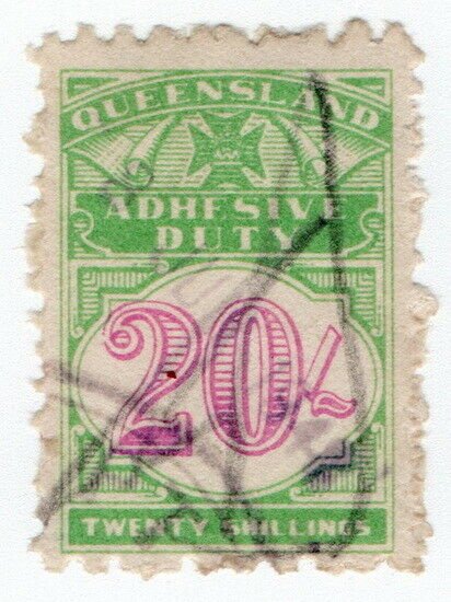 (I.B) Australia - Queensland Revenue : Adhesive Duty 20/-