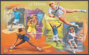 2014 Central African Republic 5165-68KL Tennis 14,00 €