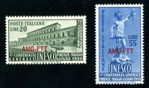 AMG Free Territory of Trieste (FTT) Scott 72-73 MNH