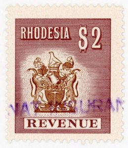 (I.B) Rhodesia Revenue: Duty Stamp $2 (1970)
