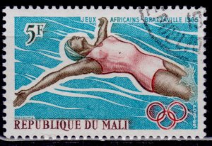 Mali, 1965, African Games-Brazzaville, 5f, used with gum