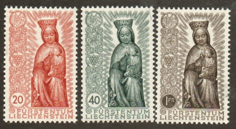 Liechtenstein 284-286 Set Mint never hinged