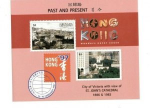 Grenadines 1997  - Hong Kong  - Sheet of two  - MNH