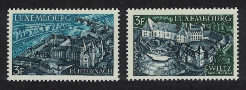 Luxembourg Echternach Wiltz Tourism 2v 1969 MNH SG#844-845 MI#796-797