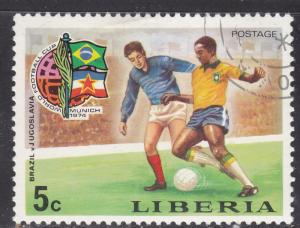 Liberia 677 World Cup Soccer 1974