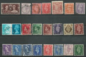 Great Britain (23) different used VF  PD