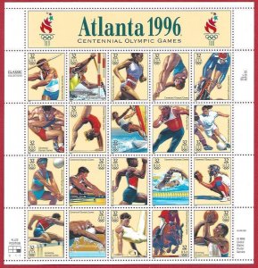 1996 United States, Atlanta 96, no. 2820/2839 SHEET MNH / **