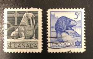 Canada # 335-336 Used