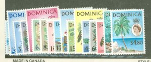 Dominica #164-80 Unused Single (Complete Set)