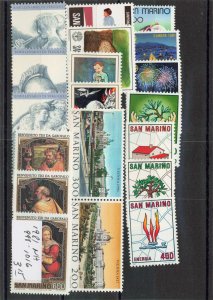 SAN MARINO  998-1016   1981 YEAR SET  MNH