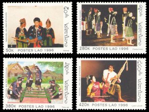 Laos 1996 Scott #1250-1253 Mint Never Hinged