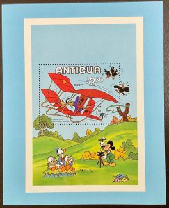 Antigua Disney Goofy & Friends Souvenir Sheet 5 x 4” 1980