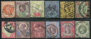 Great Britain #111-122 Used Set
