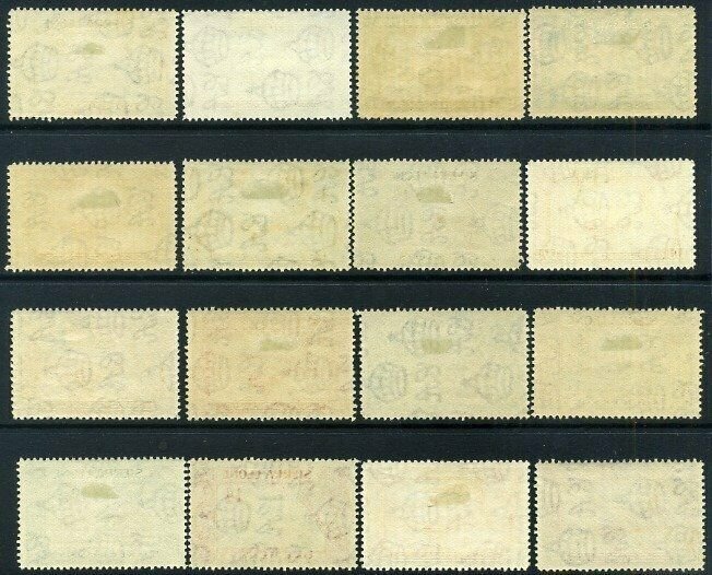 Sierra Leone 1938- 45 KGVI set complete SG 188 to SG200 Mounted Mint