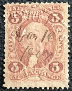 US Used #R27c Single Embossed US Internal Revenue Inland Exchange L28