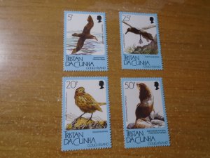 Tristan Da Cunha  #  455 / 457-59  MNH  Birds