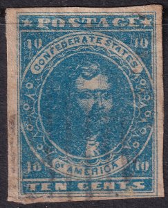 #xCSA2b Used, VF, 4 margins, nice (CV $375 - ID32455) - Joseph Luft