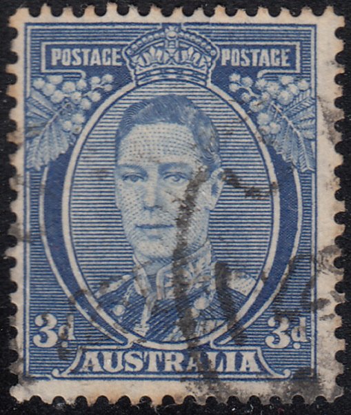 Australia 1940 used Sc #183 3p George VI