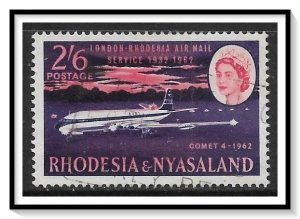 Rhodesia & Nyasaland #182 Airmail Service Used
