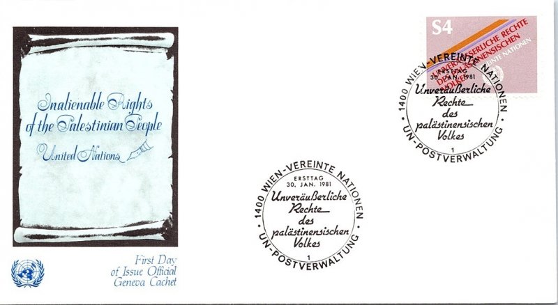 United Nations Vienna, Worldwide First Day Cover