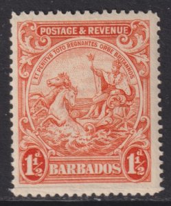 1925-35 Barbados Seal of the Colony 1½ pence issue MNH Sc# 168b CV $27.50 #2