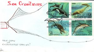 #2508-11 Sea Creatures DHC FDC