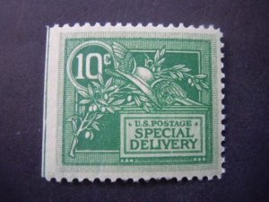 1908 #E7 10c Helmet of Mercury Special Delivery  MNH SE OG F/VF CV $140 #1