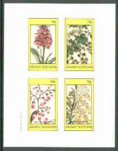 Grunay 1982 Flowers #13 (Orchis, Ribes, Vaccinium & B...