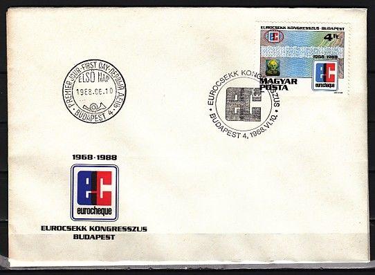 Hungary, Scott cat. 3129. Check Congress. First day cover.^