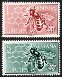 Spain Sc #1125-1126 Mint Hinged