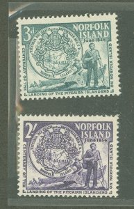 Norfolk Island #19-20 Mint (NH) Single (Complete Set)