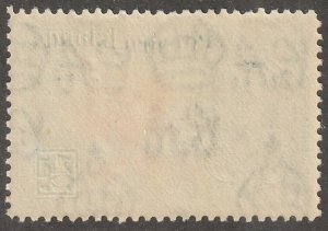 Pitcairn Islands, Scott#1,  mint, hinged, 1/2d, oranges