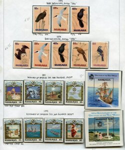 BAHAMAS LOT OF STAMPS   MINT NEVER HINGED & USED --SCOTT VALUE $482.00 