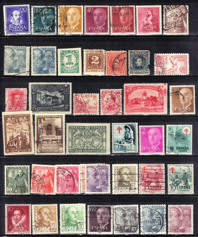 SPAIN  USED STAMP LOT #5     SEE SCAN