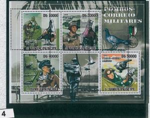 M004  Sao Tome e Principe - ERROR = MISPERF SHEET:   AVIATION, BIRDS Doves