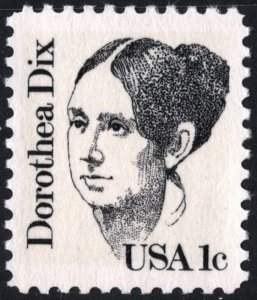 SC#1844 1¢ Great Americans: Dorothea Dix Single (1983) MNH