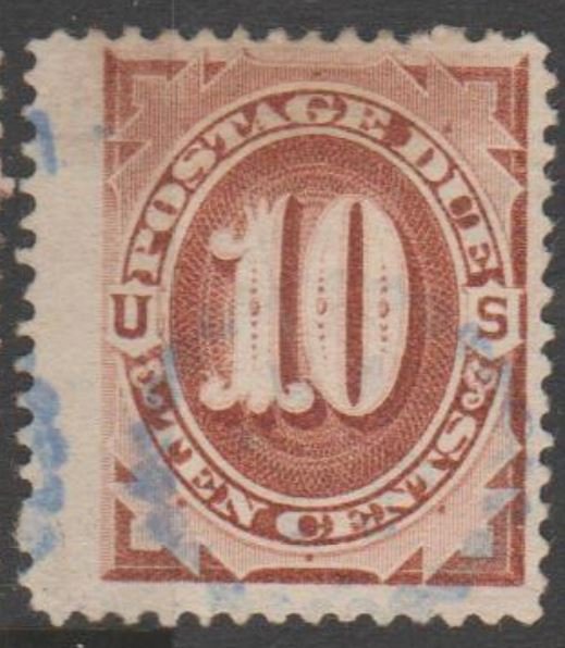 U.S. Scott #J19 JUMBO - Postage Due Stamp - Used Single - IND