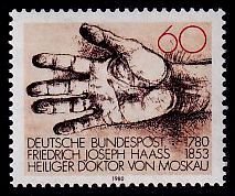 Germany Sc# 1335 MNH Dr. Friedrich Joseph Haass