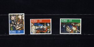 Ireland 1090-92 Christmas 1997 XF MNH Complete Set A8SP