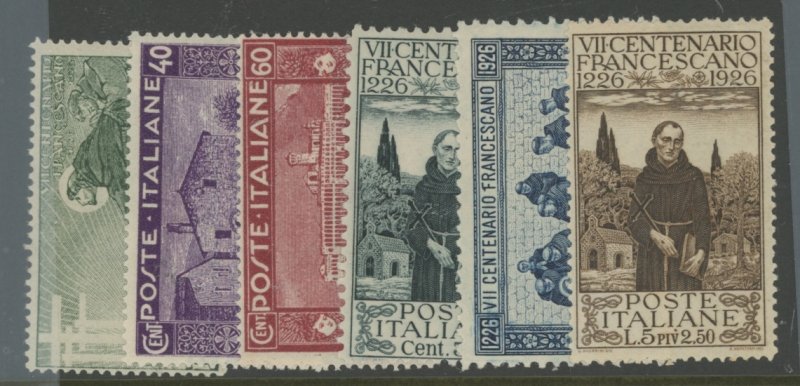 Italy #178-183 Unused Single (Complete Set)