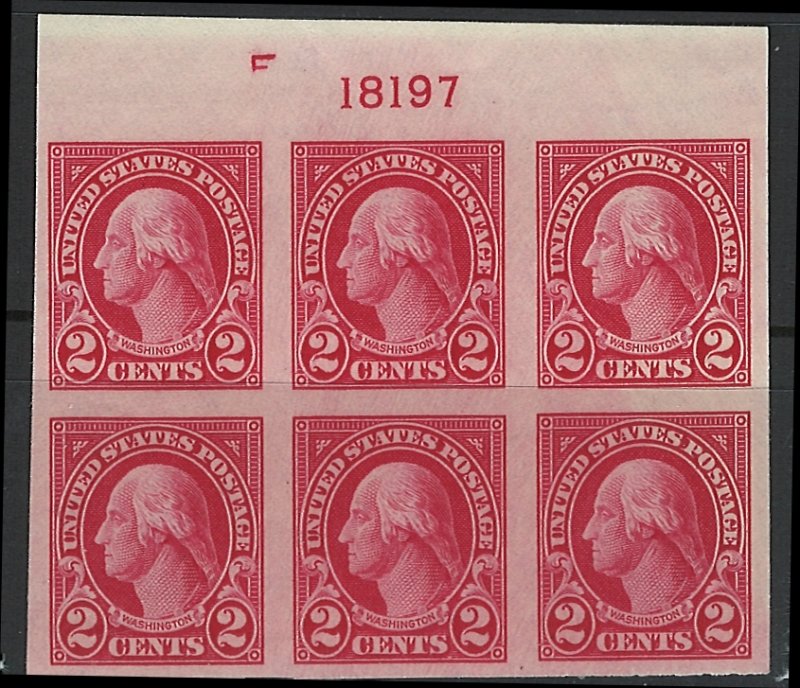 US Scott 577 MNH! Plate Block of 6!