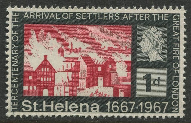 STAMP STATION PERTH St Helena #197 Tercentenary of Settlers 1967 MNH