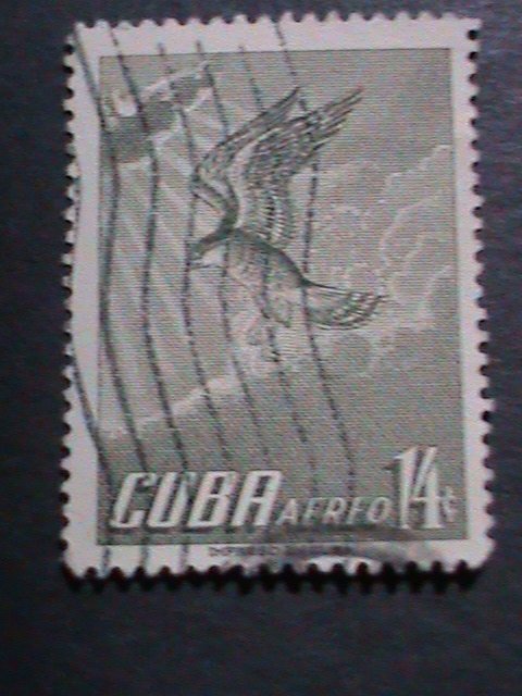 ​CUBA-AIRMIAL- VERY OLD CUBA  BIRDS STAMPS USED- VF WE SHIP TO WORLD WIDE.