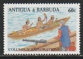 1988 Antigua - Sc 1095 - MNH VF - 1 single - Discovery of America