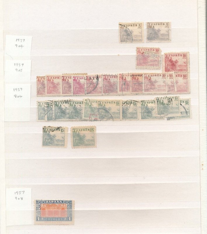 SPAIN 1930 M&U Colletion (Apx 300 Items) uk3349